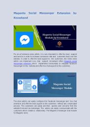 Magento social messenger module by Knowband