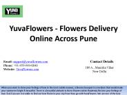 YuvaFlowers - Flowers Delivery Online Across Pune