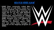 Watch WWE Raw Online
