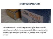 Fast & Safe Transportation