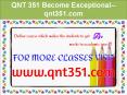 QNT 351 Become Exceptional--qnt351.com PowerPoint PPT Presentation