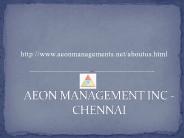 (***Aeon**) Management Inc Chennai Reviews - Velachery