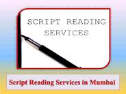 Script Reading Services in Mumbai (1)
