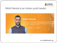 Nikhil Nanda -Hindu Youth
