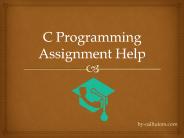 C Programming Assignment Help
