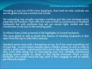 Attributes of a Good Travel Backpack