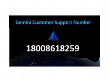 Unable to set-up two factor authentication in Gemini