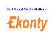 Best Social Media Platform