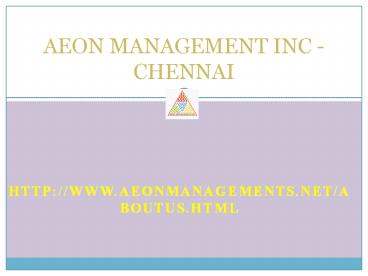 Aeon Management Inc Chennai (((Velachery))) Reviews