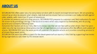 Vulnerability Management Training