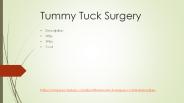 Tummy Tuck Surgery