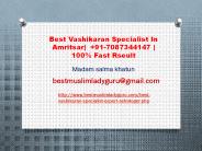 Best vashikaran specialist in amritsar