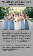 Find The Perfect Bridesmaid Wedding Dresses Sydney PowerPoint PPT Presentation
