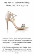 Best Bridal Shoes to Wear in Your Wedding PowerPoint PPT Presentation
