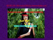 HUM 150  Motivated Minds /newtonhelp.com