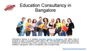 Reliable education and admission consultancy in Bangalore