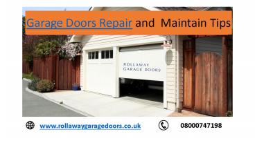 Garage doors repair and  maintain tips