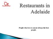 Food delivery Adelaide | takeaway Adelaide