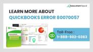 Learn more about QuickBooks Error 80070057