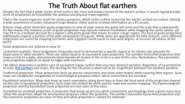 square and stationary earth