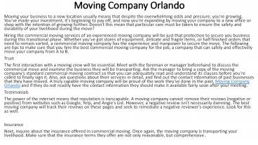 moving companies