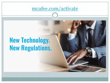 mcafee.com/activate - Computer Antivirus