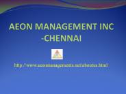 aeon management Inc - Velachery Chennai
