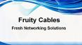 Fibre Optic Patch Cables PowerPoint PPT Presentation