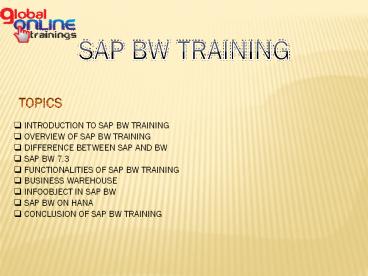 SAP BW TRAINING | SAP BW BI 7.4 ONLINE Course