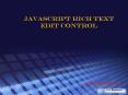 JavaScript Rich Text Edit Control| Sub Systems PowerPoint PPT Presentation