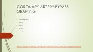 Coronary artery bypass grafting