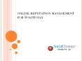 Online reputation management for politician PowerPoint PPT Presentation