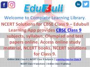 Class 9 NCERT Solutions