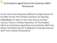 Subclass 864 | ISA Migration & Education Consultants