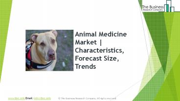 The animal medicine market