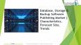 Database, Storage and Backup Software Publishing Global Market Report 2019 PowerPoint PPT Presentation