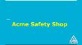 What are safety shoes? - Acme Safety Shoes PowerPoint PPT Presentation