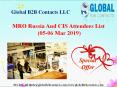 MRO Russia And CIS Attendees List (05-06 Mar 2019) PowerPoint PPT Presentation