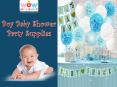 Boy Baby Shower Party Supplies PowerPoint PPT Presentation