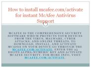 mcafee.com/activate - mcafee activate