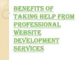 Benefits of Professional Website Development Services PowerPoint PPT Presentation