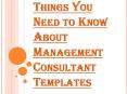 Make Things Simple with Management Consultant Templates PowerPoint PPT Presentation