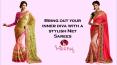 Bring out your inner diva with a stylish Net sarees