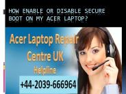 How Enable Or Disable Secure Boot On My Acer Laptop?
