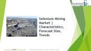 Selenium Mining Global Market Report 2019