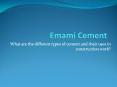 What are the different types of cement and their uses in construction work? PowerPoint PPT Presentation