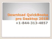 QuickBooks Desktop Pro 2019