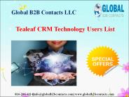  Tealeaf CRM Technology Users List
