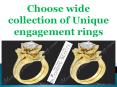 Choose wide collection of Unique engagement rings PowerPoint PPT Presentation