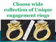 Choose wide collection of Unique engagement rings
